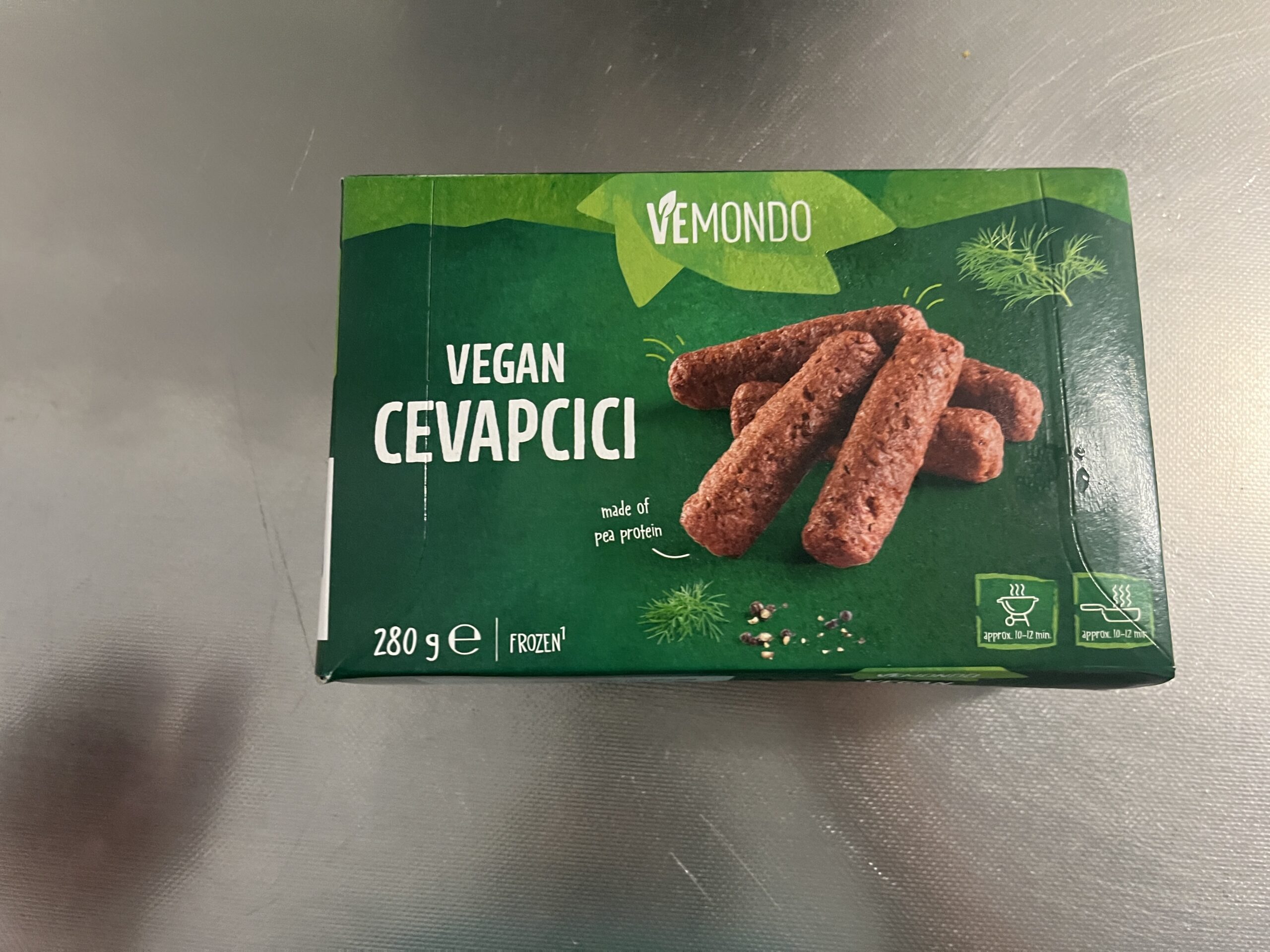 vegan Vemondo veganska köttfärsbitar cevapcici –